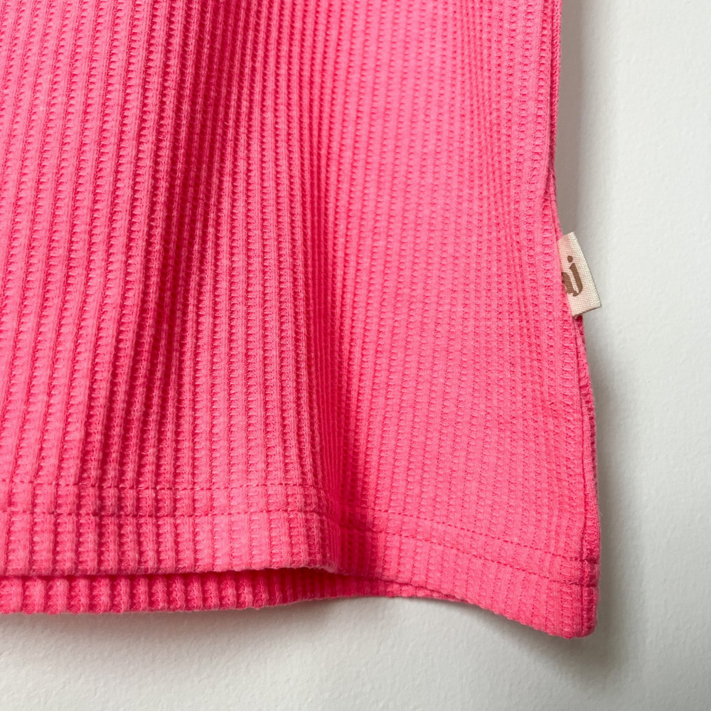 NWT Araminta James The Everyday Tank Watermelon Pink Waffle Knit Women XS Beach - Picture 3 of 9